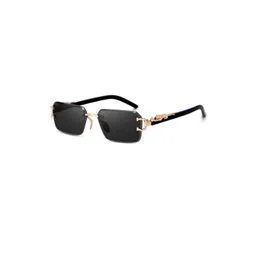 Arzonai Unisex Black Lens & Black Square Sunglasses With UV Protected Lens-picture-37