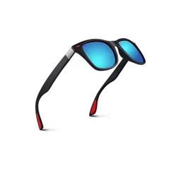 Arzonai Unisex Black Lens & Black Square Sunglasses with UV Protected Lens-picture-20