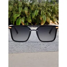 Arzonai Unisex Black Lens & Black Sunglasses-picture-15