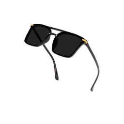 Arzonai Unisex Black Lens & Black Sunglasses with-picture-29