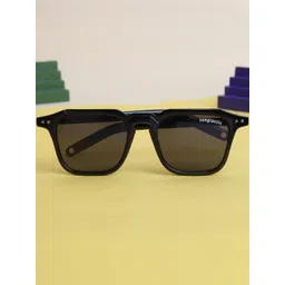 Arzonai Unisex Black Lens & Black Wayfarer Sunglasses with UV Protected Lens-image-24