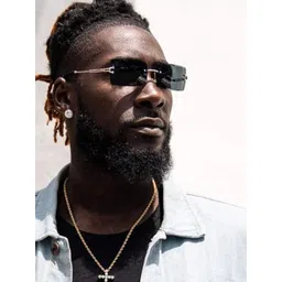 Arzonai Unisex Black Lens & Gold-Toned Sunglasses-picture-35