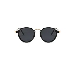 Arzonai Unisex Black Lens & Round Sunglasses-image-15