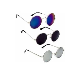 Arzonai Unisex Clear Lens & Black Sunglasses with-picture-29