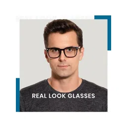 Arzonai Unisex Clear Lens & Black Sunglasses with-picture-36