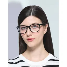 Arzonai Unisex Clear Lens & Black Sunglasses with UV Protected Lens-picture-39