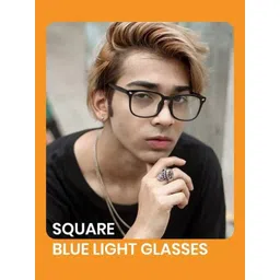 Arzonai Unisex Clear Lens & Black Sunglasses With UV Protected Lens-picture-37