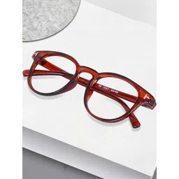 Arzonai Unisex Clear Lens & Brown Sunglasses-picture-34