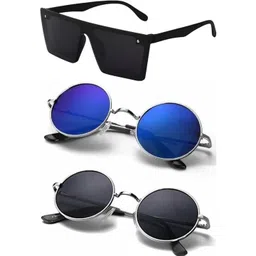 Arzonai Unisex Clear Sunglasses-picture-10
