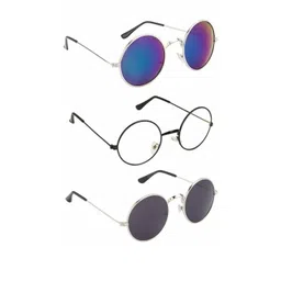 Arzonai Unisex Clear Sunglasses with-picture-14