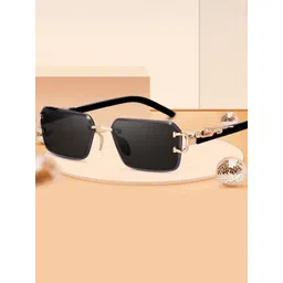 Arzonai Unisex Rectangle Sunglasses with UV Protected Lens-picture-25