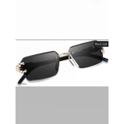 Arzonai Unisex Rectangle Sunglasses with UV Protected Lens-picture-12