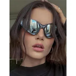 Arzonai Unisex Silver Sunglasses-picture-27