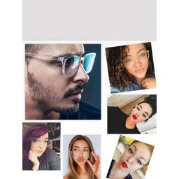 Arzonai Unisex Transparent Sunglasses-picture-26