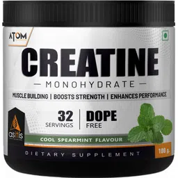 AS-IT-IS ATOM Creatine Monohydrate 100g - 32 Servings, Cool Spearmint Creatine-image-12