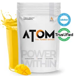 AS-IT-IS Nutrition ATOM Whey Protein with Enzymes,  1.1 lb  Mango Fusion -image-48