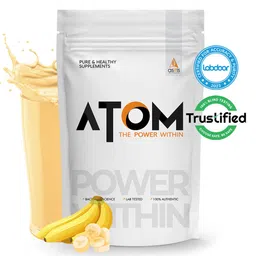 AS-IT-IS Nutrition ATOM Whey Protein with Enzymes,  2.2 lb  Banana Fusion -image-49