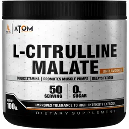 ATOM L-Citrulline Malate Powder 2000mg, 100gm, 48 serves Unflavoured EAA (Essential Amino Acids)-image-13
