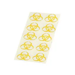 AS ONE Biohazard Mark Sticker 90 mm, Yellow-9-picture-47