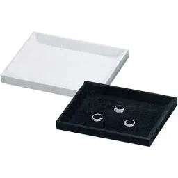 AS ONE Customer Service Tray Small Polyester Flocked OFF White, 61-153-14-1-picture-24