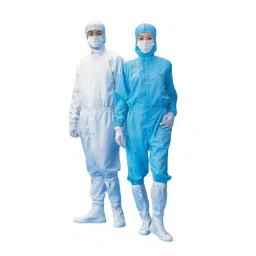 AS ONE Dust-Free Garment AS199C 4L Size 100% Polyester Blue, AS199C-image-21