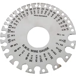 as tool center Wire Gauge Inch size stainless steel white pack of 1 Ring Gauge-picture-16