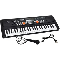 49 Key Piano Keyboard As Traders 49 Key Piano For Kids (DC Power Option+Recording Microphone ) P16 Analog Portable Keyboard-picture-19