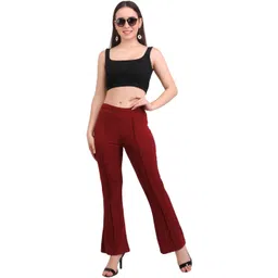 asa Women Relaxed Straight Leg High-Rise Trousers-picture-41