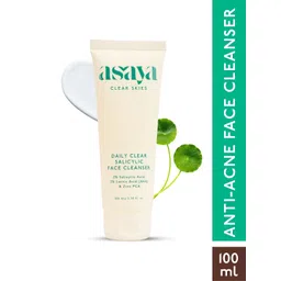 Asaya Daily Clear 2% Salicylic Acid Face Wash for Oily & Acne-Prone Skin with Lactic Acid & Zinc PCA-picture-14