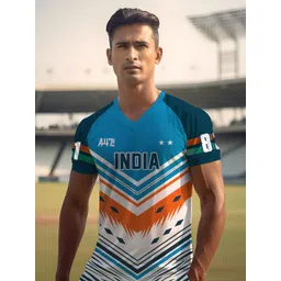 Ascend 47 Unisex Graphic Printed V-Neck Cotton T-Shirt-picture-17