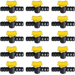 Ascension Agro Drip Irrigation Garden Watering Plants Accessories 16MM Straight Connector with Tap Agro Drip Irrigation Tools (100Pieces Taps)-picture-10