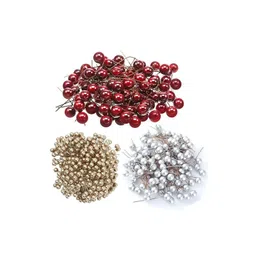 Ascension 150-Pcs Red Christmas Berries Festive Decor-picture-19