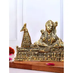 Ascension Metal Plated Shree Ram Janmabhoomi Shree Ram Mandir Showpiece-picture-32