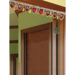 Ascension Red & Green Artificial Floral Traditional Hanging Toran-picture-33