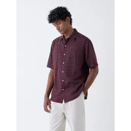 Ascot by Westside Wine Abstract Patterns Relaxed-Fit Shirt-picture-46