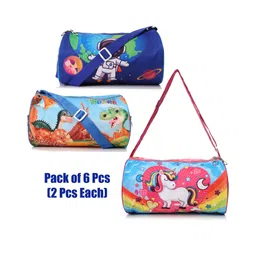 Asera 6 Pcs Jungle Space & Unicorn Duffle Bag for Kids / Boys / Girls | Whimsical and Sturdy Bag | Best for Travel and Play | Return Gifts Birthday Party for Kids (Mix)-picture-16