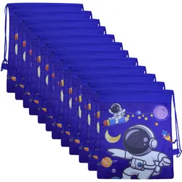 Asera Space Theme Design Dori Haversack Bags for Kids/Boys Birthday Return Gifts (12 pcs) image 1