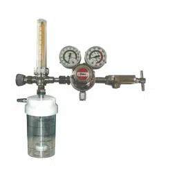 Asha MOX-11C Yoke Type Single Stage Double Meter Medical Flow Meter Regulator with Humidifier Bottle-picture-13