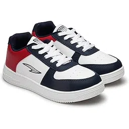 asian Boy's Thunder-01 Kids Casual White Sneaker High-Neck with Lightweight Synthetic Upper Lace-Up Shoes for Kid's & Boy's-picture-26