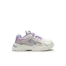 Asian FLORA-07 Women's FLORA-07 White & Purple Sneakers-picture-16