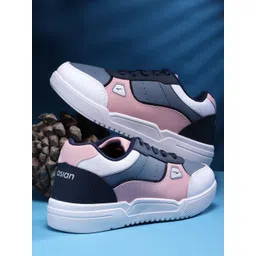 ASIAN Kids Colourblocked Lace-Ups Round Toe Sneakers-picture-26