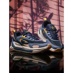 ASIAN Men Blue Mesh With Phylon Sole Lace-up Casual Shoes-picture-36