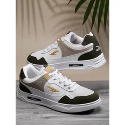 ASIAN Men BOSTON Colourblocked Lace-up Sneakers-picture-41