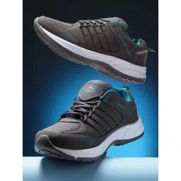 ASIAN Men Grey & Blue Running Shoes-picture-24