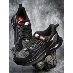 Asian Men POWERPLAY-06 Black Running Shoes-picture-41