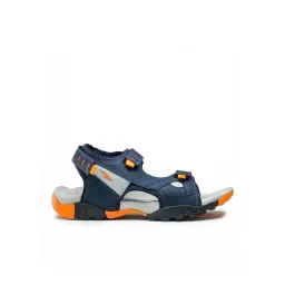 Asian Men VISTARA-24 Orange & Navy Sandals-picture-46