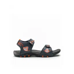Asian Men VISTARA-34 Orange & Grey Sandals-picture-30