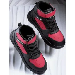 Asian Men's Black Ankle High Sneakers-picture-28