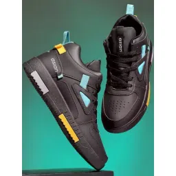 Asian Men's Black Casual Sneakers-picture-32