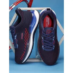 Asian Men's Blue Running Shoes-image-18